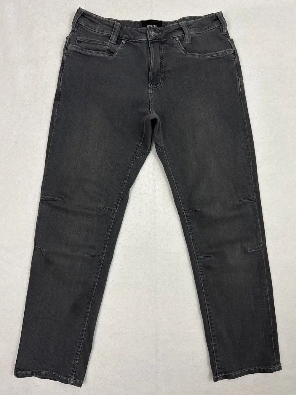 Vertx Defiance Jeans Mens 33x32 Gray Tactical Stretch Coolmax Denim Pants